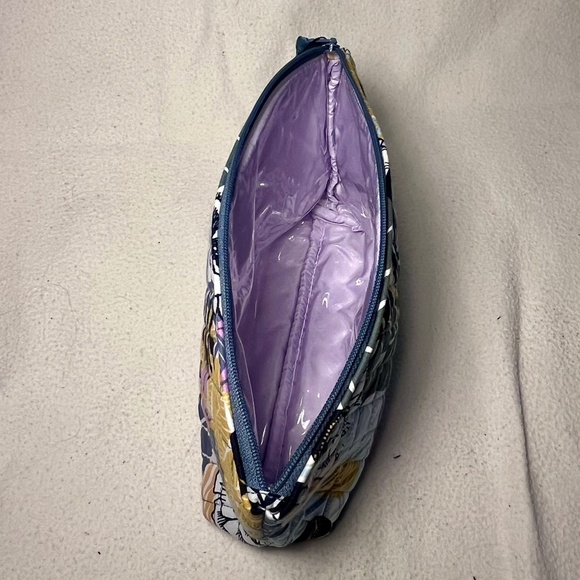 Vera Bradley Palm Floral Extra Large Duffel & Grand Travel Cosmetic Bag - Picture 7 of 7